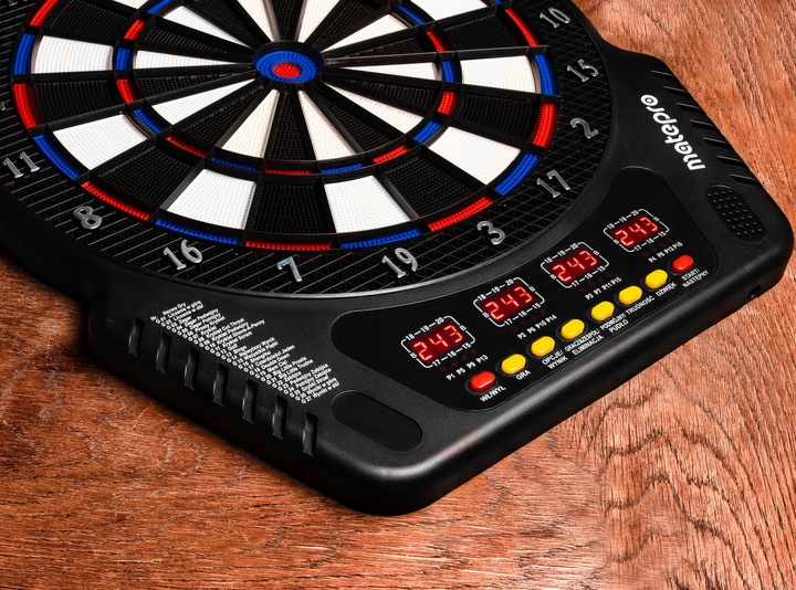 Matepro NAJLEPSZA Tarcza elektroniczna do gry w darta rzutki lotki j polski