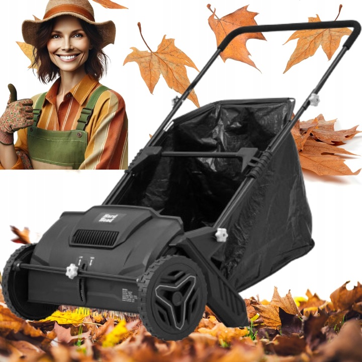 ZBIERACZ DO LIŚCI TRAWY KOSZ HARD HEAD 100L