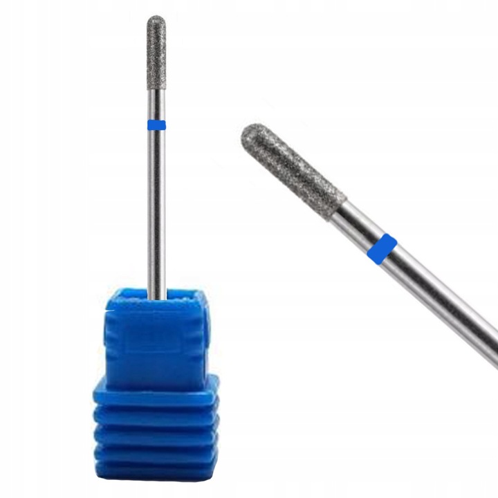 Zestaw frezów diamentowych Red-Ice 5 sztuk srebrne