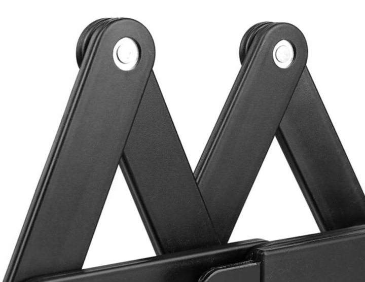 Zapięcie Rowerowe Do Roweru Składane Blokada Szyfr Utwardzana Stal