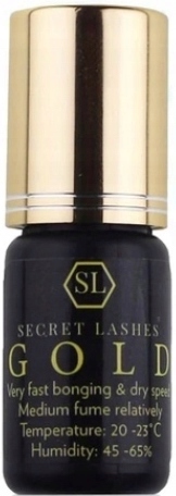 Klej do rzęs SECRET LASHES GOLD SL 3g + GRATIS