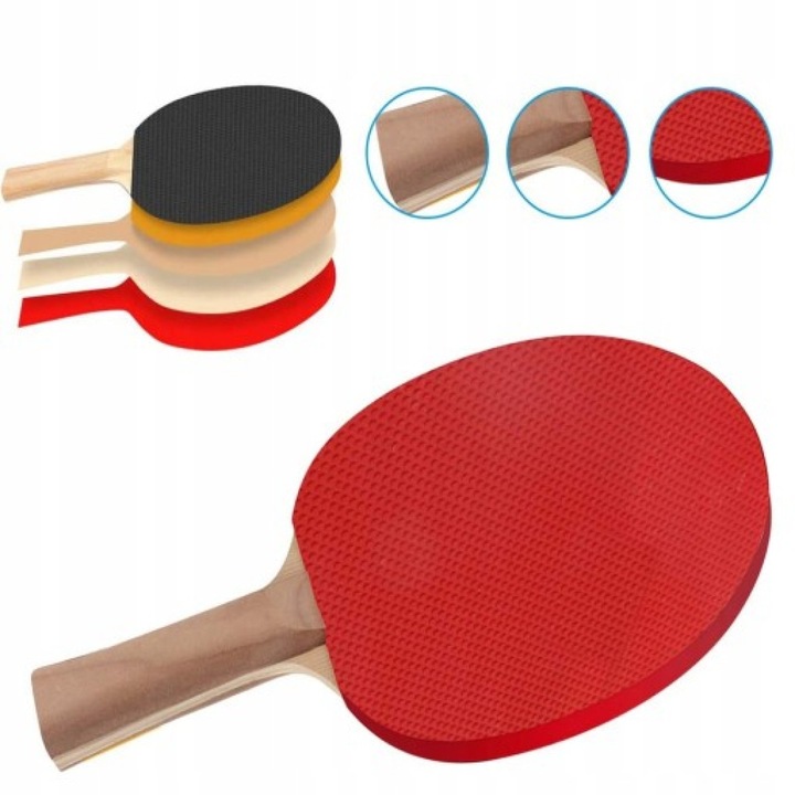 ZESTAW DO PING-PONG RAKIETKI SIATKA I PIŁECZKI