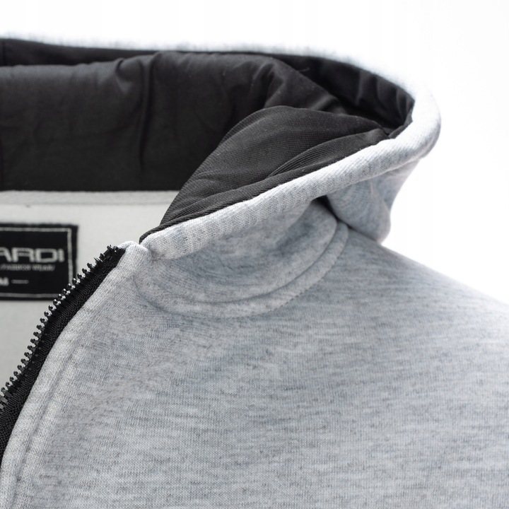 RS01 roz. M GŁADKA BLUZA MĘSKA Z KAPTUREM