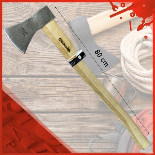 SIEKIERA 2KG KUTA Z DREWNIANYM TRZONKIEM DŁUGA 80cm WYTRZYMAŁA SCHMITH