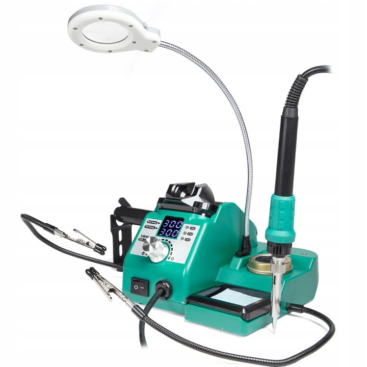 Stacja lutownicza Yihua 926 LED IV 130W 90-480°C+lampa z lupą, trzecia