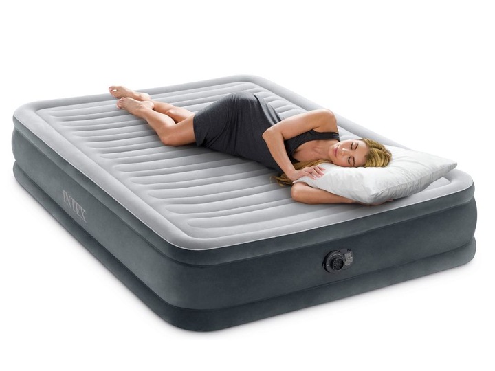 Materac Dmuchany Dwuosobowy Łóżko z Pompką 230V do Spania Intex 67768ND