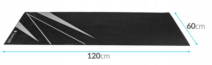 MATA OCHRONNA pod sprzęt ORBITREK, ROWER 120x60cm pod SPRZĘT FITNESS