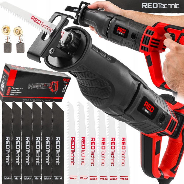 PIŁA SZABLASTA WYRZYNARKA LISI OGON ELEKTRYCZNA 1800W 12 X NÓŻ