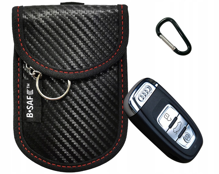 6 WARSTW BLOKUJĄCYCH Pokrowiec na Klucze Kluczyk KEYLESS OCHRONA RFID