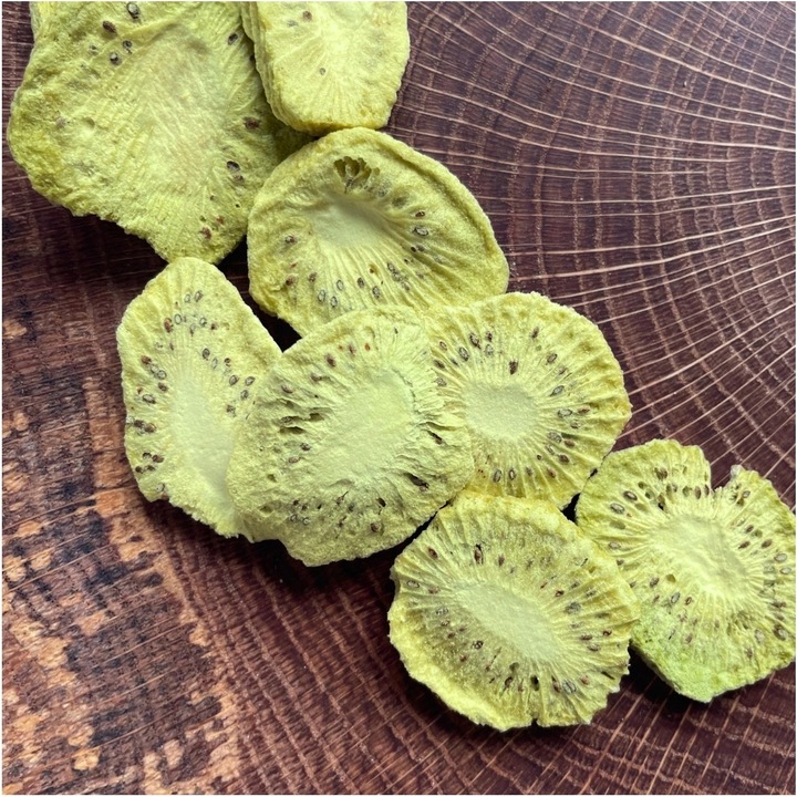 KIWI LIOFILIZOWANE 100g plastry HiFOOD Bez skóry Wysoka Jakość