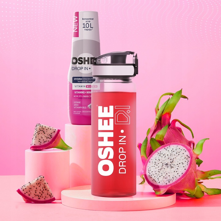 3x Hydrokoncentrat OSHEE DROP IN Witaminy i Minerały 500 ml