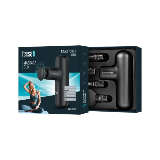 Masażer pistolet do masażu Teesa RELAX GUN MG50 4 głowice