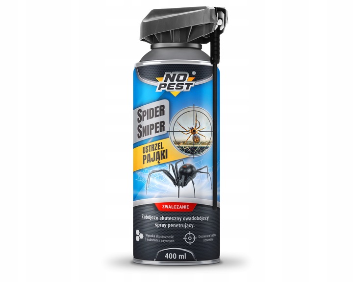 ŚRODEK PŁYN SPRAY PREPARAT NA PAJĄKI PAJĘCZAKI NO PEST 400ML SPIDER
