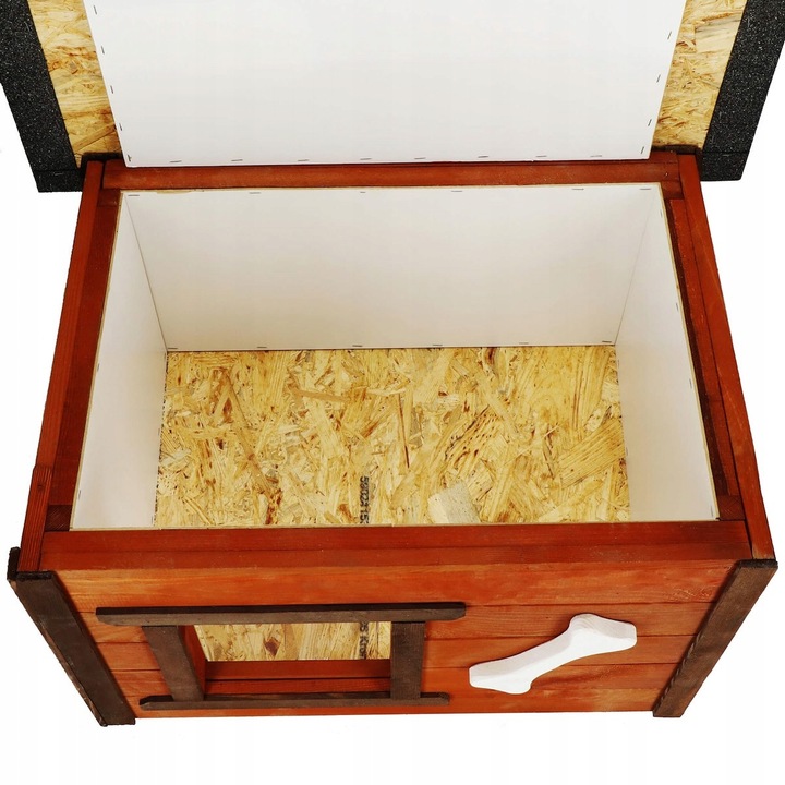 DREWNIANA BUDA DLA PSA OCIEPLANA KURTYNA LEGOWISKO DOMEK OTWIERANY DACH