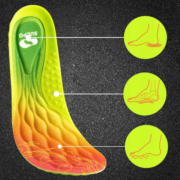 Wkładki do obuwia roboczego SULPO - pianka, oddychające, wygodne