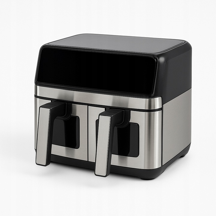 FRYTKOWNICA DWUKOMOROWA AIR FRYER 9L MOC 2000W BEZTŁUSZCZOWA 10