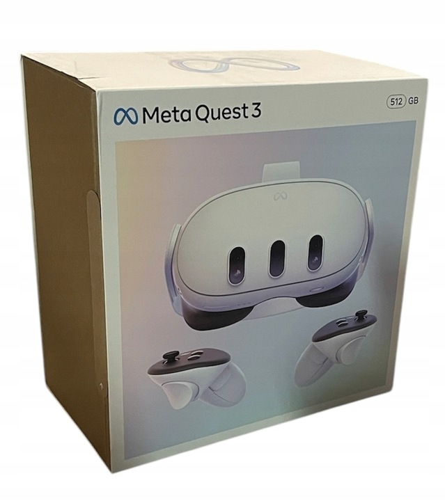 GOGLE VR Oculus Meta Quest 3 512GB + Batman polska ładowarka
