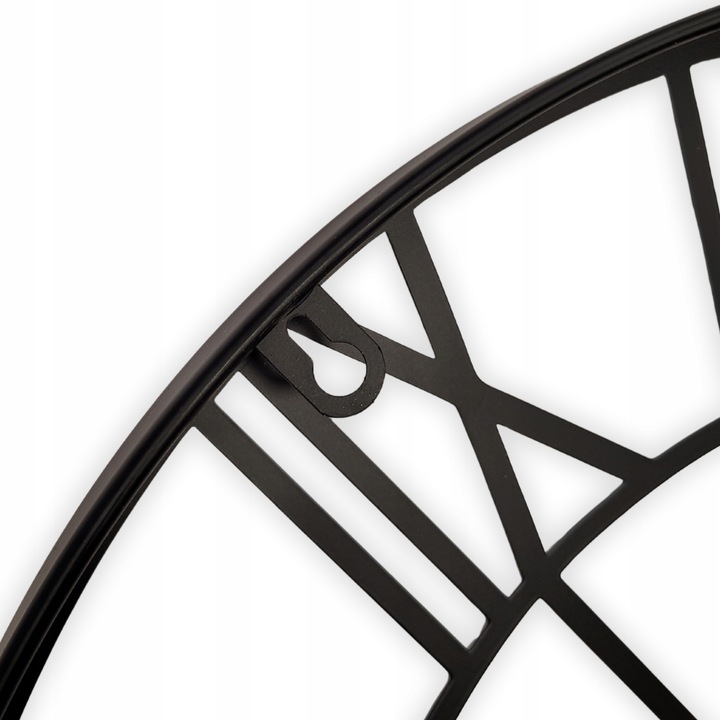 Zegar ścienny duży elektroniczny do salonu kuchni loft cichy na