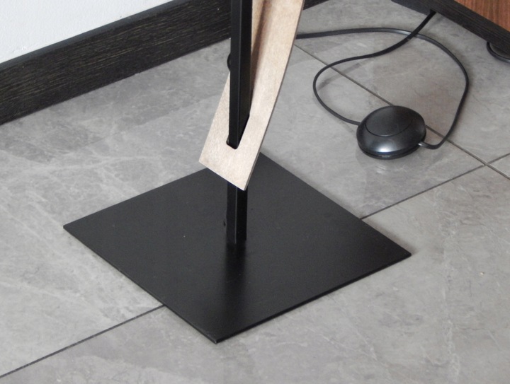 LAMPA PODŁOGOWA DO SALONU POKOJU SYPIALNI STOJĄCA LED ABAŻUR OZDOBNA