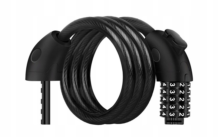 BLOKADA do ROWERU NA SZYFR KOD ZAPIĘCIE na ROWER zabezpieczenie kłódka