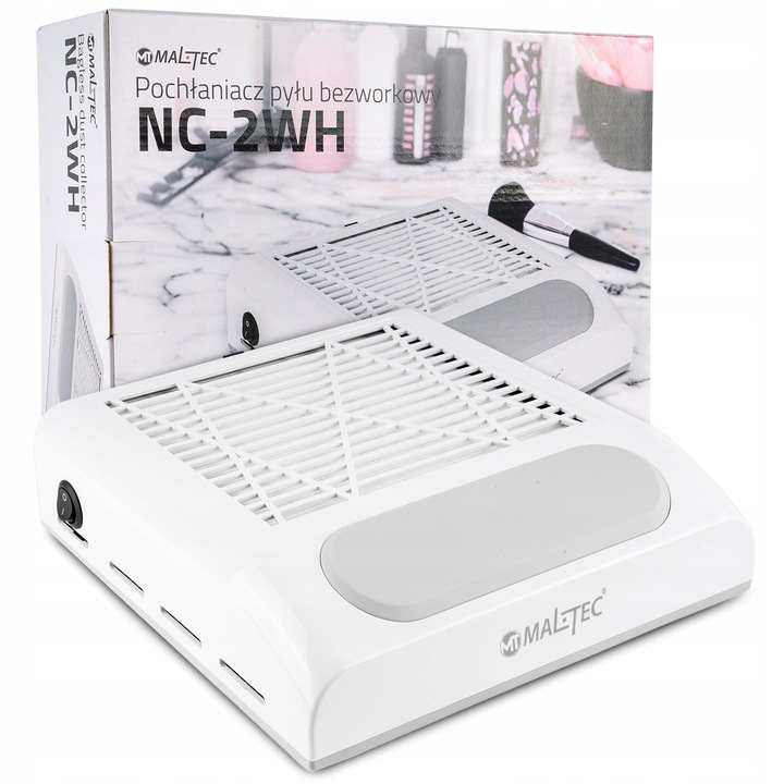 POCHŁANIACZ PYŁU DO PAZNOKCI BEZWORKOWY KASETOWY MANICURE FILTR 80W