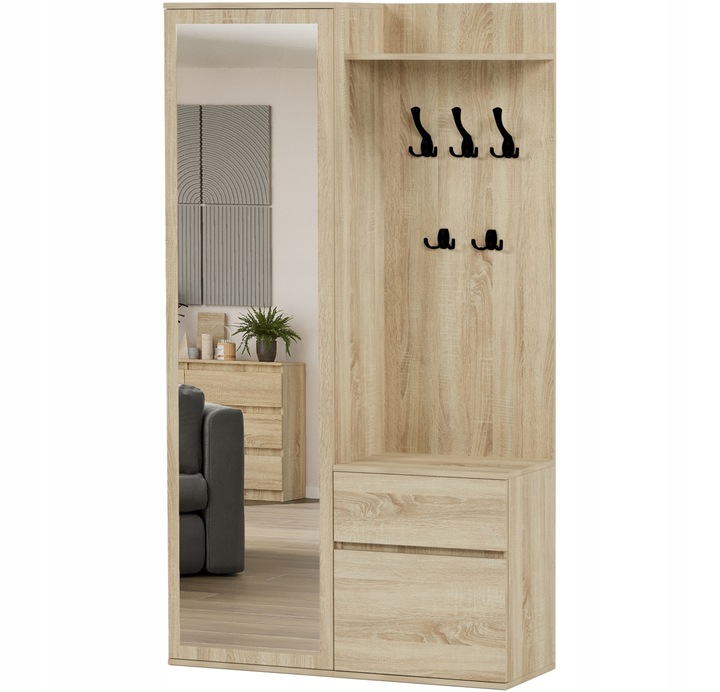 Garderoba szafa lustro wieszak szafka na buty sonoma V-5 Producent