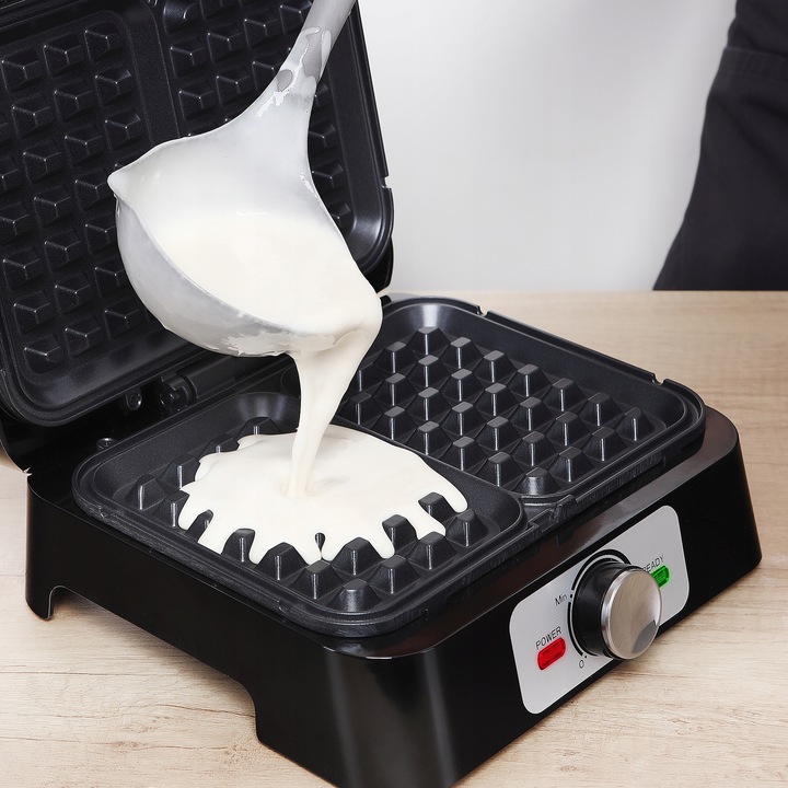 GOFROWNICA IDEAL 2DUŻE CHRUPIĄCE GOFRY MOCNA 2000W NIEPRZYWIERAJĄCA