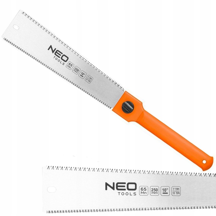 NEO OBUSTRONNA PIŁA JAPOŃSKA DOKŁADNA 7 i 11TPI DWUSTRONA STAL MANG