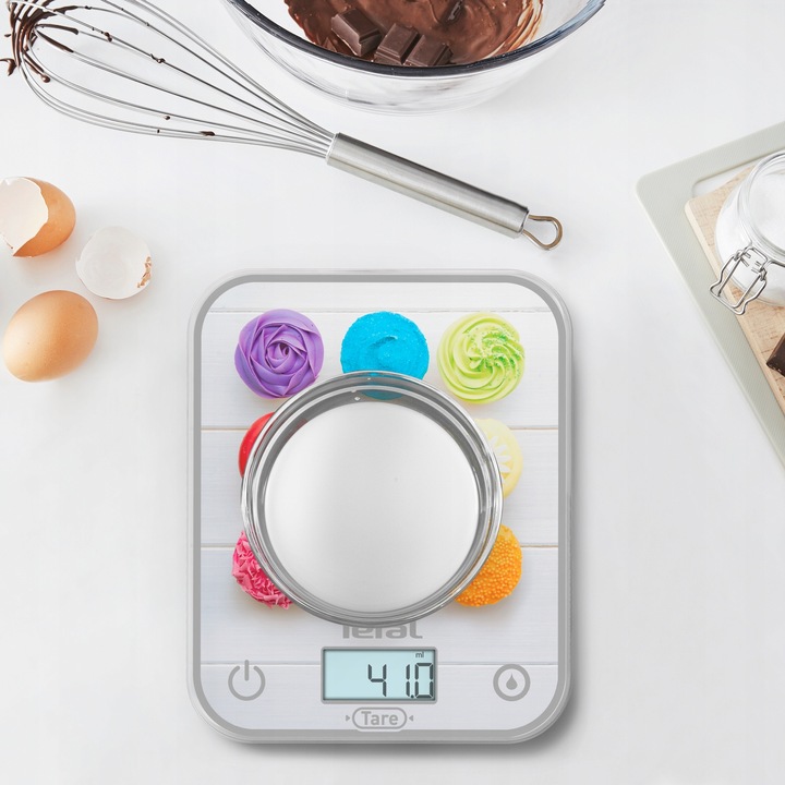Waga kuchenna Tefal Optiss BC0D4 5kg precyzyjna do 1g baterie