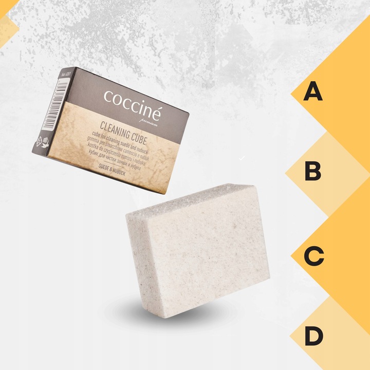 Zestaw do Czyszczenia Butów Zamszowych Pianka Gumka Szczotka Coccine 3w1