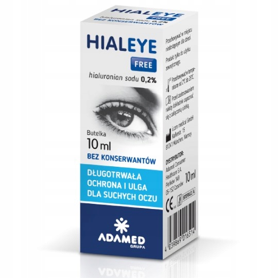 Hialeye Free 0,2% krople do oczu 10 ml