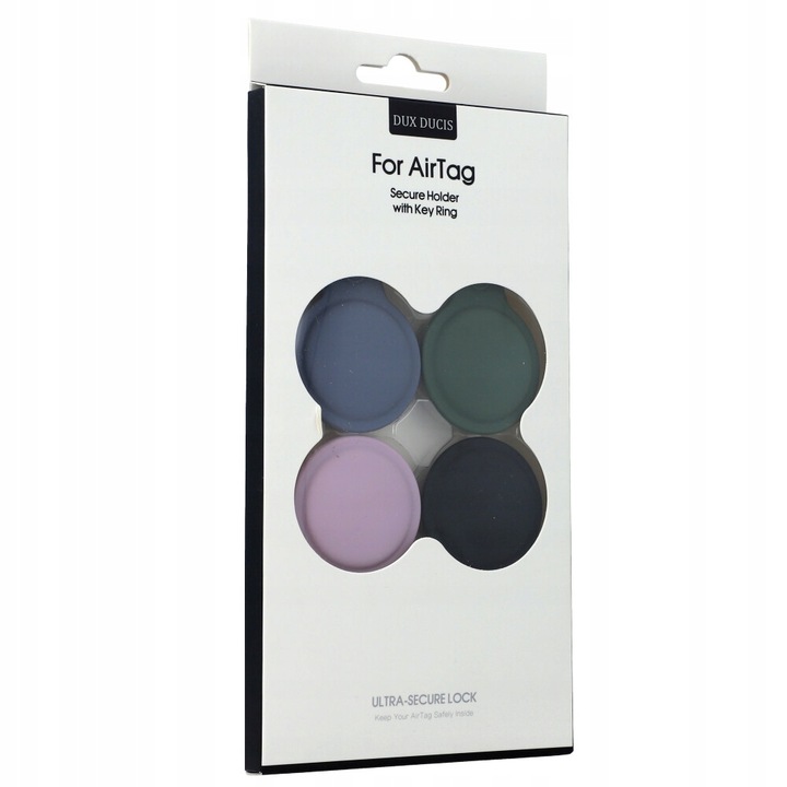 Etui do AirTag, Dux Ducis, wsuwka, brelok, 4w1