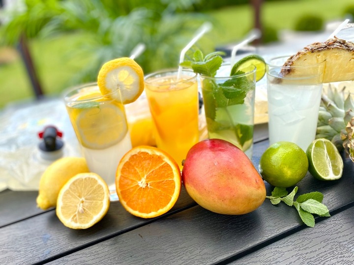 LEMONIADA MANGO POMARAŃCZA CYTRYNA NATURALNA 100% NFC ZDROWA 5L