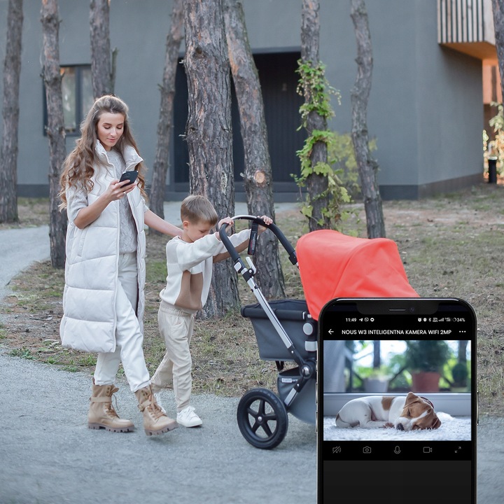 KAMERA WIFI FULL HD 1080P 2MP TUYA NOUS W3