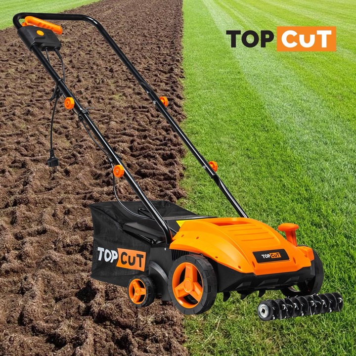 AERATOR WERTYKULATOR DO TRAWY ELEKTRYCZNY 1500W 32CM -12 MM +4 MM KOSZ