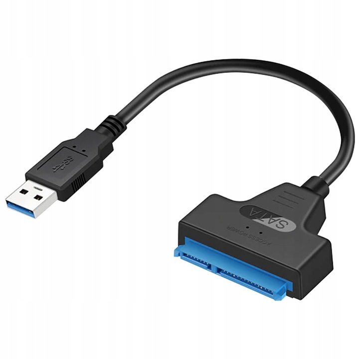 Sata Adapter USB SSD 3.0 do Dysku HDD na Dysk Przejściówka Kabel Dysków 2,5