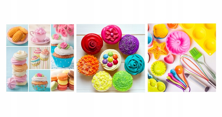 WORKI CUKIERNICZE FOLIOWE 100 SZTUK DUŻE WIELKIE DO WYPIEKÓW