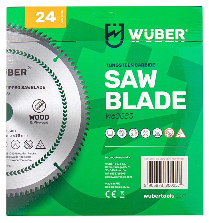 PIŁA TARCZA DO CIĘCIA DREWNA WIDIOWA WIDIA 250x30MM 24 ZĘBY 24T