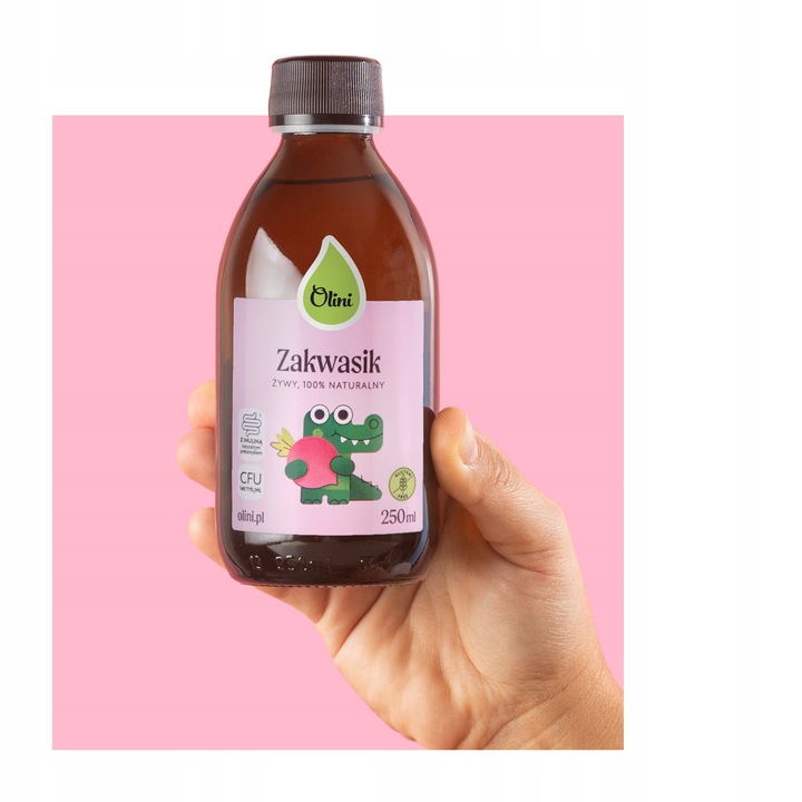 Zakwas z buraków dla dzieci Olini 250ml Zakwas buraczany Jelita i zaparcia