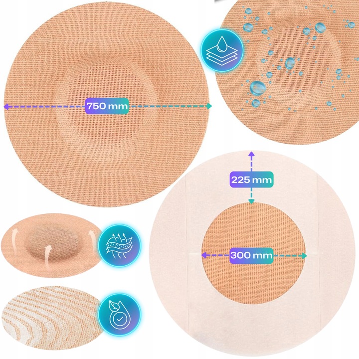 PLASTRY OCHRONNE NA SENSOR FREESTYLE OKRĄGŁE LIBRE WYTRZYMAŁE 10 szt