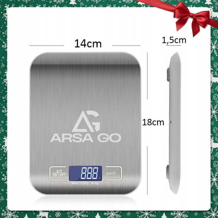 PRECYZYJNA WAGA KUCHENNA 10kg I 1g DOMOWA ELEKTRONICZNA TARA LCD