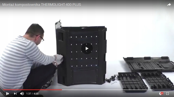 KOMPOSTOWNIK 400L CZARNY POPRAWIONY MODEL