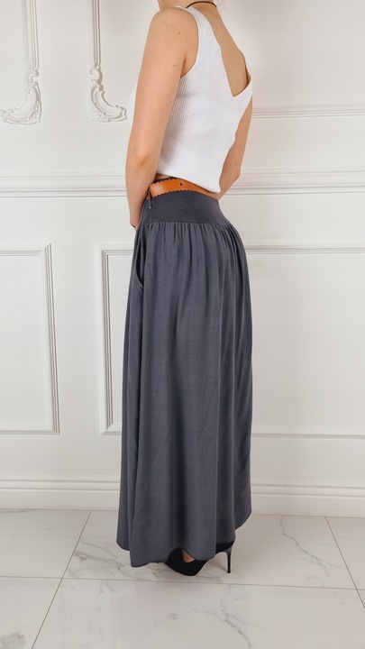 ZWIEWNA DŁUGA SPÓDNICA MAXI DO KOSTEK BOHO DAMSKA