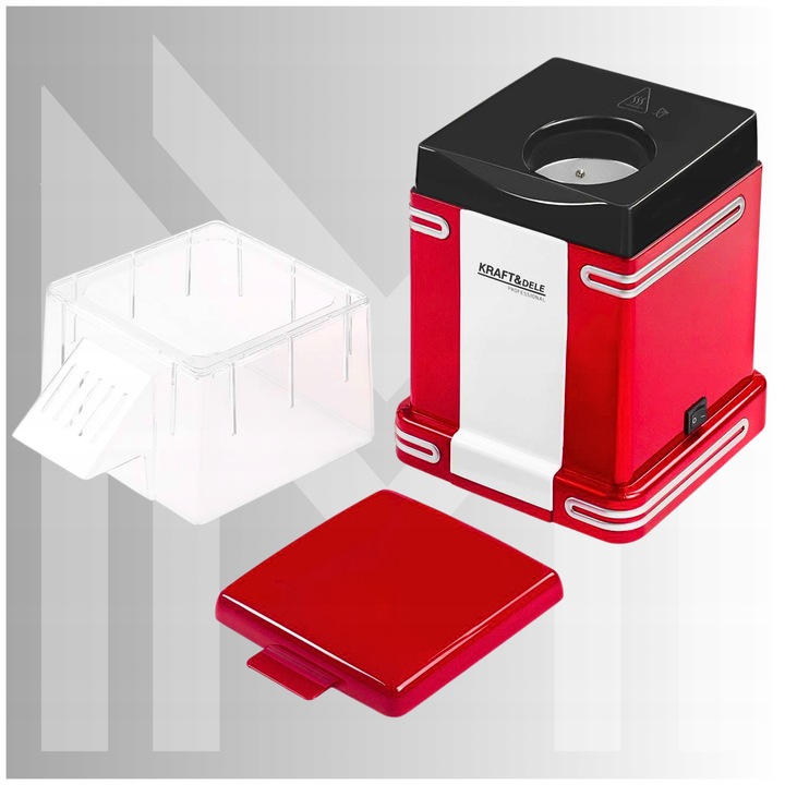 MASZYNA DO POPCORNU DOMOWA URZĄDZENIE MASZYNKA MINI BEZTŁUSZCZOWA