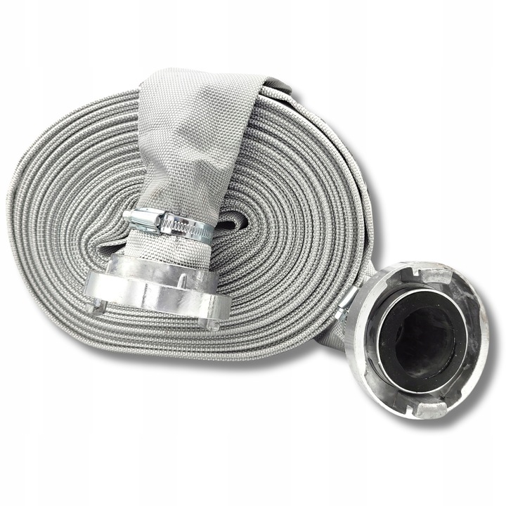 WĄŻ STRAŻACKI DO SZAMBA BRUDNEJ WODY 2 cale 52mm 20m SZYBKOZŁĄCZA DO POMPY