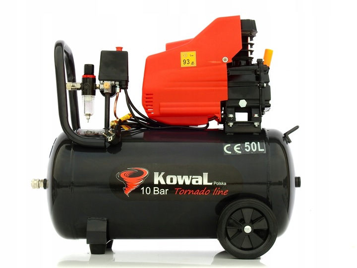 PROFESJONALNY 12Bar KOMPRESOR 50L olejowy tłokowy sprężarka pompa powietrza