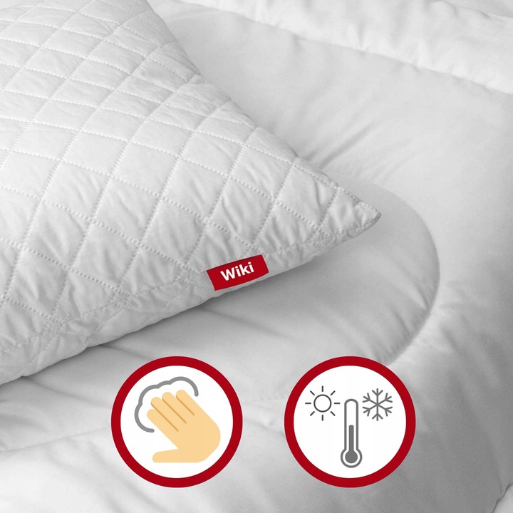 Poduszka 40x60 ANTYALERGICZNA całoroczna do spania z regulacją