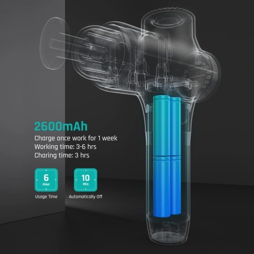 Pistolet do masażu Mebak "3 ", CZARNY