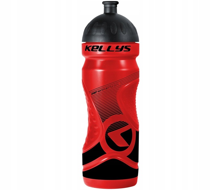 Bidon rowerowy zestaw KELLYS 700ml SILVER + Uchwyt na bidon + 2 śruby