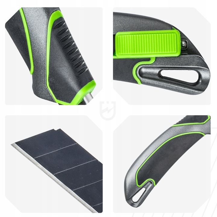 NÓŻ DO TAPET 18MM WYSUWANY TAPECIAK METALOWY ŁAMANE OSTRZE TAPICERSKI